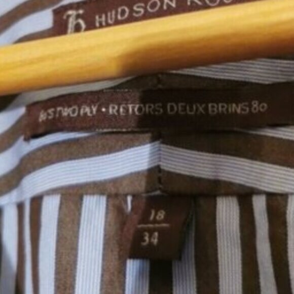 Hudson Room striped button down shirt - Picture 4 of 5